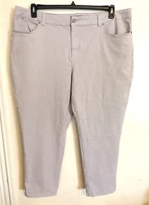 Talbots Womens Jeans 22W Plus Gray Boyfriend Simply Flattering 5-Pocket Denim - Picture 1 of 5