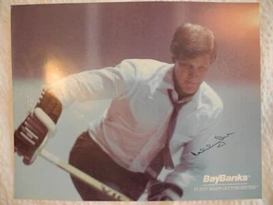 Vintage Original BOBBY ORR BayBank BOSTON BRUINS Promo 14" X 11" Baybanks Poster - Picture 1 of 4