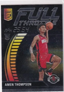2023-24 Panini Donruss Elite NBA No. 1 Amen Thompson Rookie Full Throttle - Bild 1 von 2