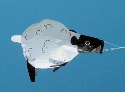 SPIRIT OF AIR Schäfchen Windsack für Fahnenmast