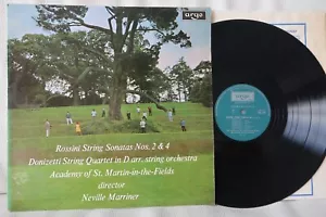 ARGO ZRG 603 Rossini String Sonatas Donizetti Marriner ASMF NM UK STEREO LP - Imagen 1 de 5