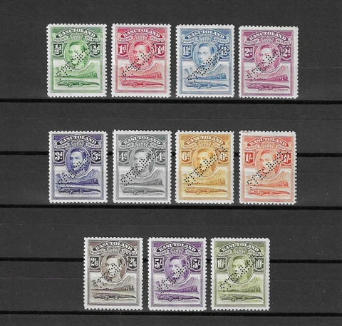 BASUTOLAND 1938 SG 18s/28s MINT Cat £375 Cover