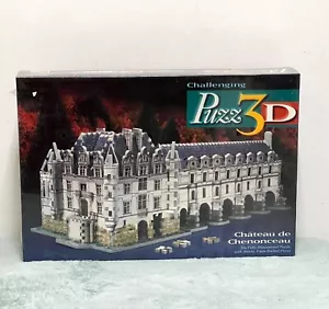 Milton Bradley Puzz 3D Chateau de Chenonceau Puzzle Box 1996 806 Pieces 27x10x8" - Picture 1 of 11