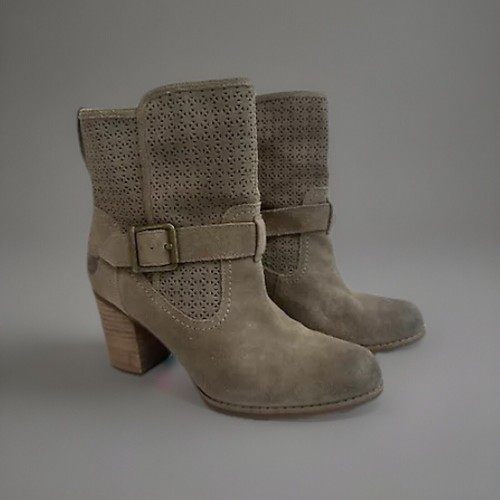 Stivaletti Timberland donna Earthkeepers grigio tacco a blocco taglia 8