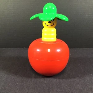 Vintage Lego 2973 Worm In Apple Musical Roly Toy Music Box Works Good - Picture 1 of 5