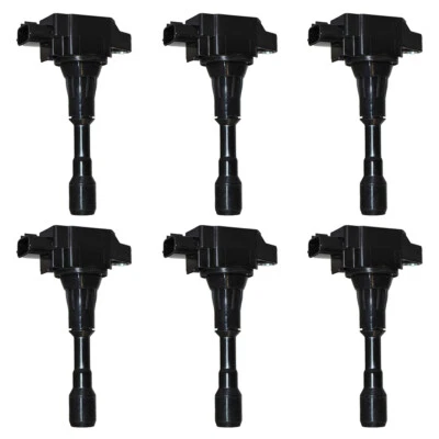 Quality Ignition Coil 6PCS Set for 2009-2016 Nissan GT-R 3.8L V6, 22448-JF00B - Image 1 of 4