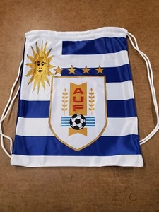 Uruguay Flag / soccer logo custom drawstring bag - Bild 1 von 1
