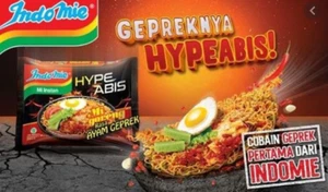 Indomie Goreng Chicken Geprek HOT SPICY NEW Product of Indonesia PACK OF 5 - Picture 1 of 1
