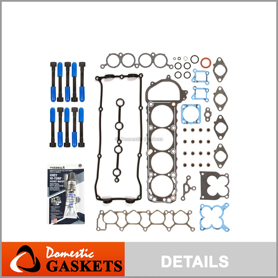 Fits 98-04 Nissan Xterra Frontier 2.4L DOHC Head Gasket Set Bolts KA24DE - Image 1 of 4