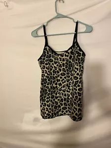 Torrid Sexy Animal Print Cheetah Cami Shirt Tank Womens Plus Size 2X 2 Free Ship - Picture 1 of 3