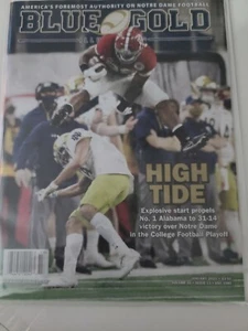 Notre Dame Blue & Gold Illustrated 2021 Alabama Crimson Tide vs. Notre Dame - Imagen 1 de 1