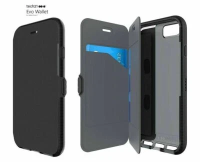 Apple Iphone 7 8 SE 2020 tech21 flip case impactology book evo wallet cover D30 - Image 1 of 4