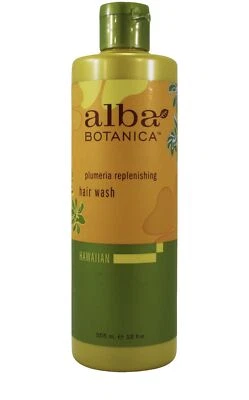 Champú reponedor para lavado de cabello Alba Botanica Hawaiian Plumeria, 12 onzas Foto 1 de 4