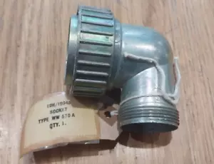 AM RAF Aircraft Type WW570A Right-Angle Socket 10H/19045 - NOS - Picture 1 of 3