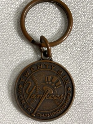 New York Yankees Twenty Six World Championship Key Ring Verizon - Image 1 of 3