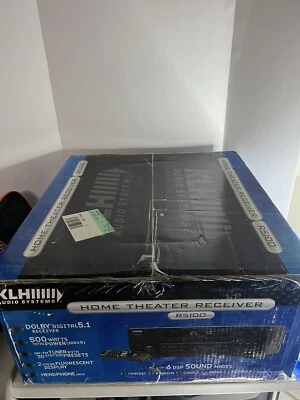 KLH Audio R5100 Dolby Digital 5.1 Surround Audio Video Receiver BRAND NEW!! - Image 1 of 4