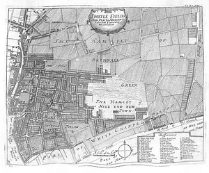 Antique maps, Blome, Spittle Fields - Picture 1 of 1