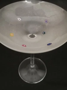 SAINT LOUIS leere Schale Standtasche Cocktailschale blickdicht mit 6 Süßigkeiten - Bild 1 von 6