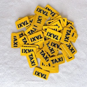Scotland Yard Board Game 1985 Milton Bradley Replacement (54) Taxi Tokens Pieces - Picture 1 of 1
