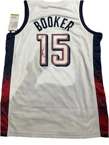 Devin Booker signed autographed Phoenix Suns Team USA jersey PSA/DNA COA - Picture 1 of 3