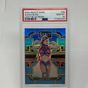 2024 Panini Select WWE Alexa Bliss Concourse Level Azul Claro Prizm PSA 10 POP 4 - Imagen 1 de 2
