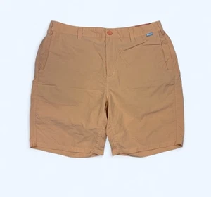 SIMMS FISHING SHORTS MENS 38 ORANGE LIGHTWEIGHT  - Picture 1 of 7