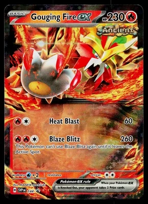 Gouging Fire ex 144 SV: Scarlet & Violet Promo Cards Promo - Image 1 of 2