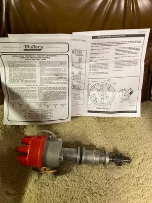 Distribuidor de doble punto Mallory YL553HP Ford Lincoln Mercury 332-428 Big Block V8 Foto 1 de 4