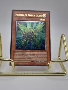 Yugioh Herold of Green Light EOJ-DE018 Ultimate Rare Very Light Play - Bild 1 von 7