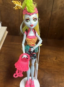 Monster High Freaky Fusion lagoonafire lagoona X Jinafire Handtasche Outfit Puppe - Bild 1 von 16