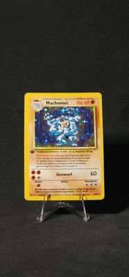 1999 Pokemon GERMAN 1st Edition Base Set Machomei-Machamp Holo 8/102 HP - Image 1 of 4