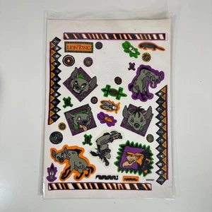 Vintage 90s Walt Disney The Lion King Halloween stickers New In Package Glow! - Picture 1 of 5