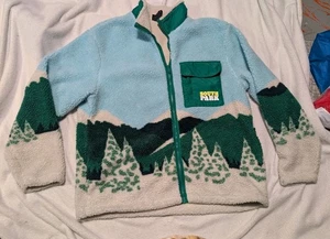 H&M x South Park Mens Relaxed Fit Fleece Teddy Zip Up Jacket Size XL Limited ED - Picture 1 of 10