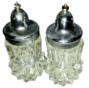 Diamond Point Salz Pfefferstreuer. Klar. Mittelgroß. - Bild 1 von 8