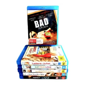 Bad Teacher Blu-ray 6 x Movie Bundle, Romance, Comedy, Drama, Region B, VGC - Picture 1 of 23