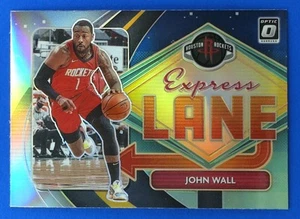 Tarjeta de baloncesto Donruss Optic John Wall #16 2020-21 Rockets Express Lane Holo - Imagen 1 de 2