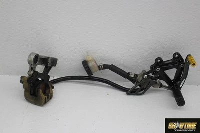 02-03 KAWASAKI NINJA ZX9R CNC RIGHT REAR REARSET BRAKE CALIPER W MOUNT BRACKET - Image 1 of 4