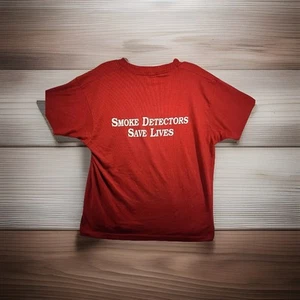 Vintage Single Stitch Feuerwehrmann T-Shirt Glasco Fire Department Modern Med BOXY - Bild 1 von 12
