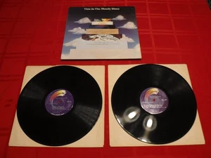 This Is The Moody Blues 1974 2x LP Question See Saw Just A Singer White Satin - Imagen 1 de 9