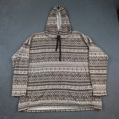 Lauren Ralph Lauren Sudadera con Capucha Mujer 3X Marrón Beige Isla Justa Polar Pullover Acogedor Foto 1 de 4