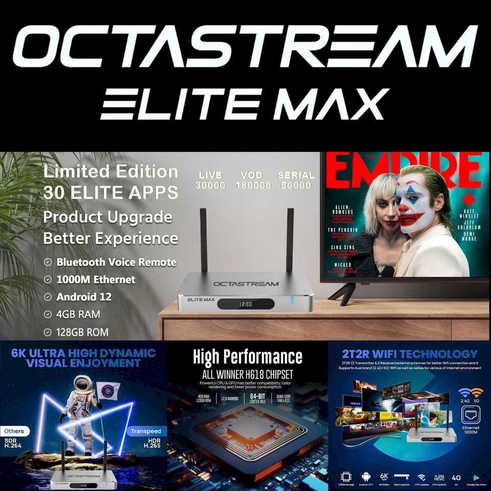 ELITE MAX Limit Ed. 30+Elite apps vs vsebox ultra supebox supreme elite S5 S6 S7 - Image 1 of 4
