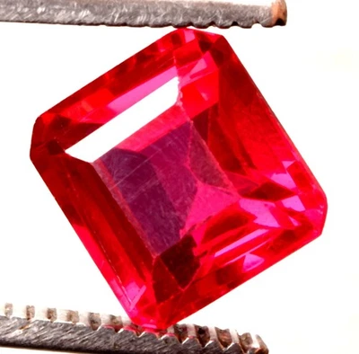 13.95 Cts. Natural Mozambique Red Ruby Square Shape Certified Gemstone - Image 1 of 4