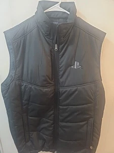 PlayStation Puffer Weste Jacke LG Herren Videospiele Tech gesticktes Logo Winter - Bild 1 von 3