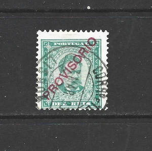 PORTUGAL - 1892 -1893 Overprinted "PROVISORIO" - 10R - GOOD USED - Picture 1 of 1