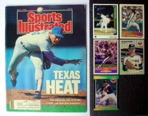Nolan Ryan 1989 Sports Illustrated Magazine May 1 + 5 Upper Deck Topps cards - Bild 1 von 12