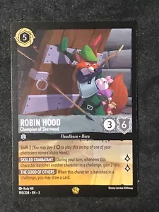 Disney Lorcana Into The Inklands 190 Robin Hood Champion of Sherwood - Non-Foil - Picture 1 of 1
