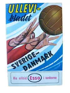 1960 Sweden v Denmark Official Football Programme 23/10/1960 - Picture 1 of 2