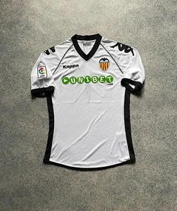 Vintage VALENCIA 2009-2010 HOME FOOTBALL SHIRT SOCCER JERSEY KAPPA SIZE M - Picture 1 of 10