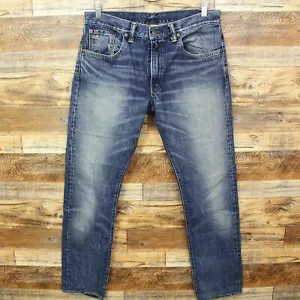 Jeans uomo denim Ralph Lauren RRL 32x34 misura 32x30 doppio RL - Foto 1 di 15