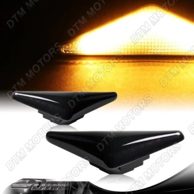 Luces de señalización lateral LED ámbar lente de humo para Ford Focus MK1 2001-2004 Foto 1 de 4